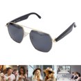 thumbnail image 1 of AI Smart Sunglasses, BLE 6.0 Connection Real Time Translation Glasses Remote Camera Control 163 Languages  for Travel Abroad, 1 of 7