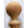 thumbnail image 1 of Finial Wood Ball Unfnshd 1-3/8, 1 of 4