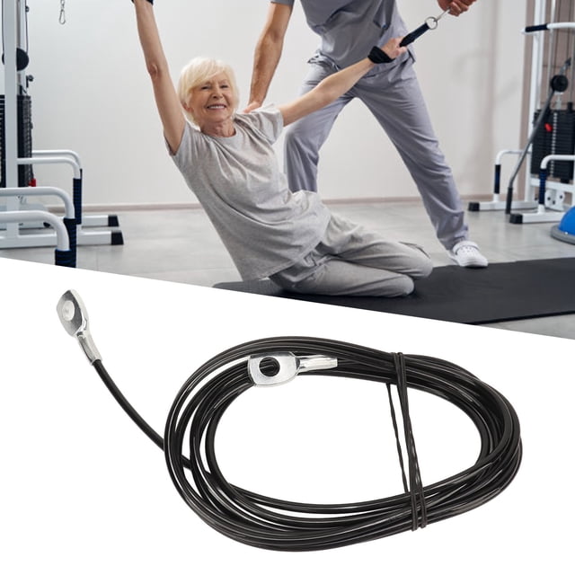 Fitness Pulley Cable System, 100kg Load Capacity, Easy To Install, Durable Materials, Versatile Use With Tools For Gym Workouts