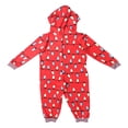 thumbnail image 3 of Ensemble de Pyjamas de Noël Assortis pour la Famille Combinaison de Nuit avec Capuche Pyjamas de Vacances Assortis pour la Famille, 3 of 6