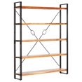 thumbnail image 1 of vidaXL 5-Tier Bookcase 140x30x180 cm Solid Acacia Wood, 1 of 4