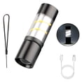 thumbnail image 1 of RKSTN Râteau à Tapis Haute Puissance Lampe de Poche LED Rechargeable Mini Zoom Torche Extérieur Camping Lampe Lanterne Lampe de Poche, 1 of 1
