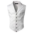 thumbnail image 1 of Gilet de Costume Sans Manches Style Cour pour Hommes, Veste de Mode pour Tenue Formelle et Décontractée, 1 of 7