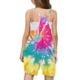 thumbnail image 5 of LSLJS Girls Summer Sleeveless Casual Romper Spaghetti Strap Shorts Jumpsuit With Pockets, Girls' Jumpsuits & Rompers Summer Clothes, 5 of 5