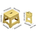 thumbnail image 3 of Kbndieu P Lastic Folding St Ool Space Saving Small Stool Folding Stool for Home Office Outdoor Kitchen & Dining, 3 of 6
