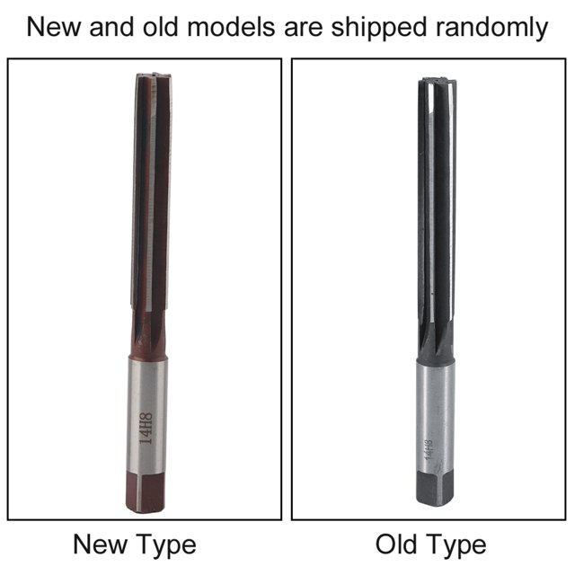 White Steel Hand Straight Handle Reamer H8 14mm 1 Piece Sold