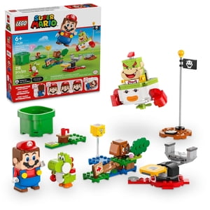 LEGO Super Mario Aventures interactives LEGO Mario, Véhicule Mario Playset, Yoshi et Nintendo Toy, 71439