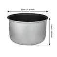 thumbnail image 2 of Graflsoa Universal Non-Stick Rice Cooker Inner Pot with Honeycomb Design - 3L Capacity, Aluminum Alloy, Food-Grade Coating, Durable & Healthy Cooking Solution, 2 of 3