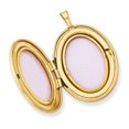 thumbnail image 2 of 1/20 Gold Filled 26mm Oval Locket QLS111 (26mm x 21mm), 2 of 3