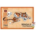 thumbnail image 1 of NFL Cincinnati Bengals - Retro Logo 14 Wall Poster, 22.375" x 34", 1 of 5