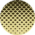 thumbnail image 1 of Ahgly Company Tapis d'Intérieur Lavables en Machine, Ronds, Transitionnels, Bruns, 3' Ronds, 1 of 7
