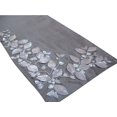 thumbnail image 1 of The HomeCentric Handmade Decorative Table Runner 14'' x 120'' Silk Beaded Mother Of Pearl Embroidered Butterfly Grey Silver, 1 of 4