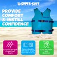 thumbnail image 2 of TRC Recreation Super Soft Medium Child Life Jacket Swim Safety Vest, Marina Blue, 2 of 8