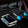 thumbnail image 2 of 3.1A Dual USB Car Charger 2 Port LCD Display 12-24V Cigarette Socket Lighter Fast Car Charger Power Adapter Car Styling, 2 of 5