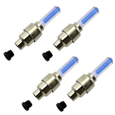 EGNMCR 4PCS Bike Car Motorcycle Wheel Tyre Cap Flash LED Light Lamp Accessories LED Light