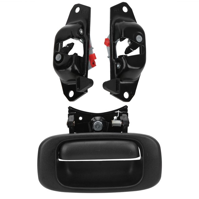 Tailgate Hinges Cables Kit, Tailgate Hardware Repair Kit Stable Black 88980509 Replacement For Silverado 1999-2006 For Auto Parts