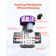 thumbnail image 4 of VEVOR Mattress Vacuum Cleaner with 18Kpa Powerful Suction HEPA Filter 550W Gray, 4 of 9