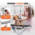 thumbnail image 4 of VEVOR Table de Toilettage Électrique pour Animaux de 50 Pouces, Bras de Toilettage pour Chiens Robuste pour Grands Chiens, Hauteur Ajustable, Plateau Antidérapant Capacité Maximale 400 Lb, 4 of 9