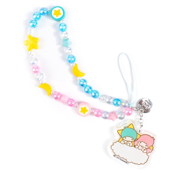iFace Hello Kitty & Friends Beaded Wristlet Phone Charm Strap – Universal Cute Wrist Chain Lanyard - Little Twin Stars