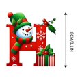 thumbnail image 1 of Bdday 26 Letters Christmas Tree Decoration Pendant Christmas Tree Ornaments Personalized DIY Christmas Ornaments Christmas Decoration Xmas Tree Hanging Decor Feature, 1 of 4