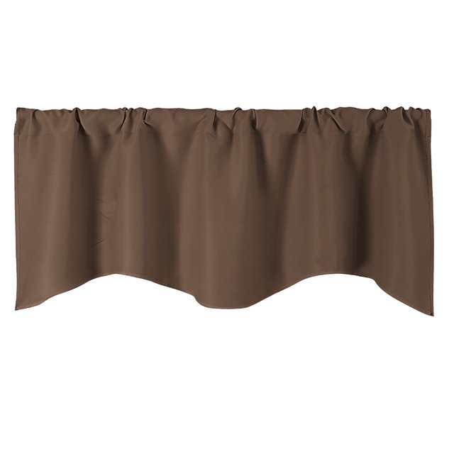 Leutsin Valance Curtains Extra Wide And Short Window Treatment Kitchen Living Bathroom