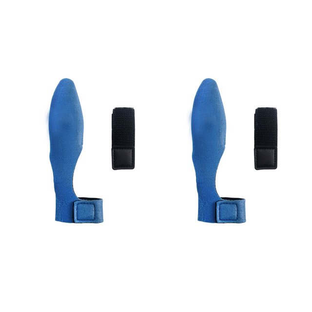 facefd 2Pcs Fishing Rod Tip Smooth Top Protective Cover Cap Fastener Bandage Pole Protector Holders Strap Protection Tools Blue Blue
