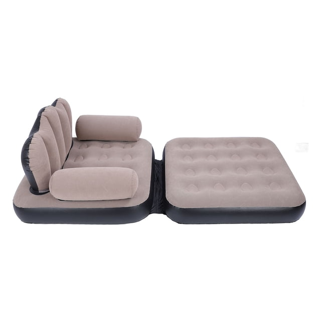 Inflatable Sofa, Soft Portable Foldable Wearable Inflatable Couch Mattress for Home for Camping