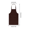 thumbnail image 3 of EGNMCR Kitchen Gadgets, Kitchen Essentials Aprons For Women With Pockets Mens Apron Chef Apron Cleaning Experiments Long Life Kitchen Apron For Men the Apron, 3 of 7