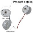 thumbnail image 2 of MYG RK-300C RF-300CA-12350 DC 1.5V-6V 9000RPM 24mm Moteur Électrique Rond Ventilateur Bricolage, 2 of 10