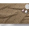 thumbnail image 2 of Soimoi Satin Silk Fabric Snowflake Artistic Print Sewing Fabric Yard 42 Inch Wide, 2 of 3