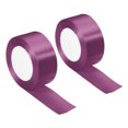 thumbnail image 1 of Unique Bargains 1.5 Inch Wide 24 Yards Satin Ribbon, 2 Pack Double Face Solid Crafts Roll for Party Home DIY Wrapping Decoration, Lilac Purple, 1 of 6