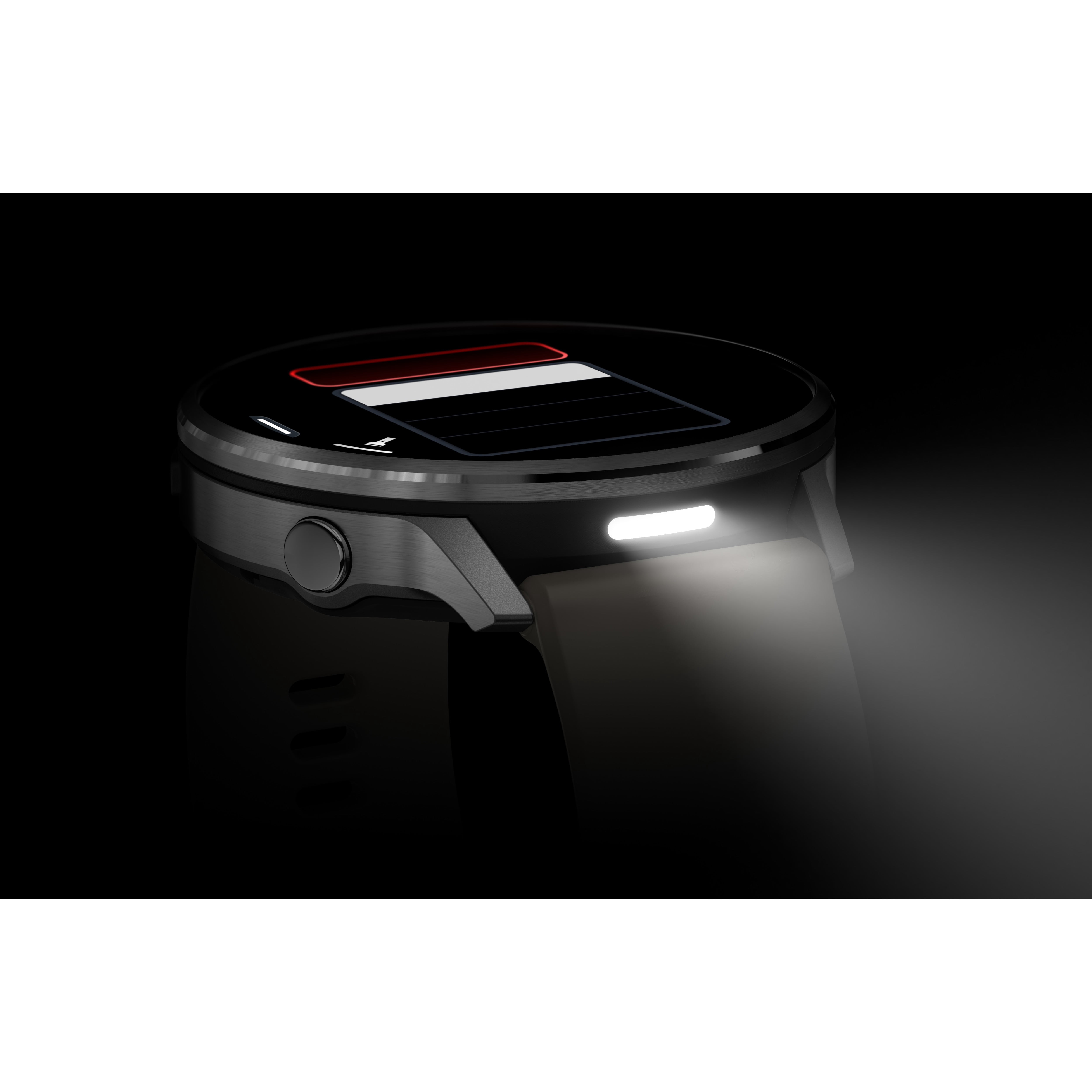 Montre intelligente GPS Garmin Venu 4 - 45 mm argent avec bracelet en silicone gris argenté