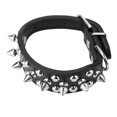 thumbnail image 3 of Collier pour Animaux en Cuir PU Sûr Confortable Collier à Crampons pour Chien, 3 of 8