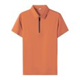 thumbnail image 1 of BOBOGOJP Short Sleeve Shirts for Men Button Down Short Sleeve Printed Shirts,Yellow M, 1 of 5