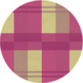 thumbnail image 1 of Ahgly Company Tapis Rond Lavable en Machine Intérieur Transitionnel Brun Sable Brun, 7 Pieds Rond, 1 of 7