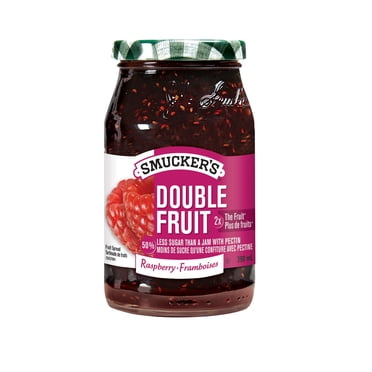Smucker's Double Fruit Raspberry Fruit Spread 390mL
