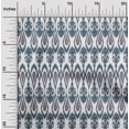 thumbnail image 1 of oneOone Tissu Popeline de Coton Imprimé Ikat BTY 56 Pouces de Large, 1 of 4