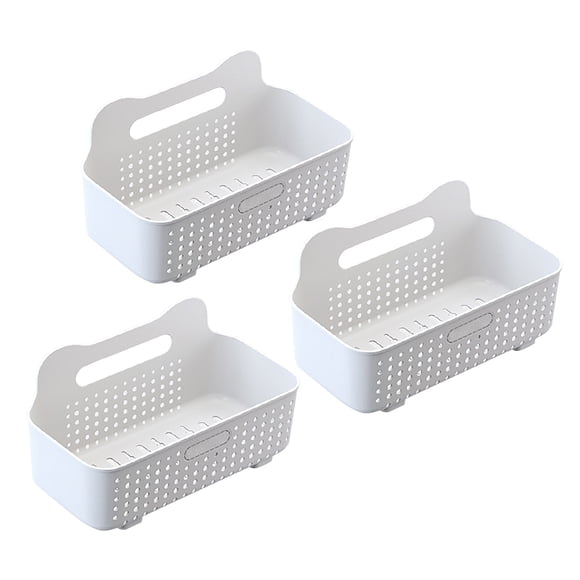 Yhmxh Plastic Bathroom Shower Organizer Shower Basket Storage Racks For Kitchen Toothbrush Holders No Drilling For Bathroom Organization and Storage Home Decor