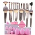 thumbnail image 1 of 3-20PCS Makeup Brushes Set Eyeshadow Fluffy Foundation Concealer Blush Highlighter Storage Box Female Cosmetics Beauty Tools,makeup brush set, 1 of 27