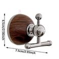 thumbnail image 2 of Strong Load Bearing Suction Cup Hooks Reusable Wall Mounted No Need To Punch for Bathroom and Home, 2 of 5