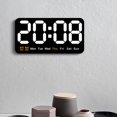thumbnail image 2 of High-definition LED display alarm clock with temperature display, 2 of 10
