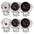 thumbnail image 2 of Jauge de Niveau de Carburant 52 mm 0-190 Ohms Indicateur de Niveau d'Huile pour Réservoir avec Support de Jauge Argent Rétroéclairage Rouge Compteur de Niveau d'Eau 9-32 V, Installation Facile, 2 of 7
