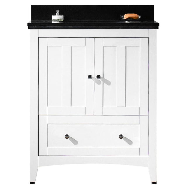 American Imaginations 30.5-in. W Vanity Set White AI-17572