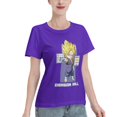thumbnail image 2 of Women's Basic Short Sleeve T-Shirt Super Saiyan, 2 of 6