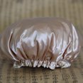 thumbnail image 2 of stanreset Beauty Makeup Dustproof Cap Waterproof Padded Shower Hat Imitate Silk Satin Adult Bathing Hat, 2 of 7