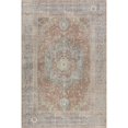 thumbnail image 2 of La dole rugs blue terra multicolor boho geometric floral washable cotton area rug 4x6 boho flat weave Turkey, 2 of 5