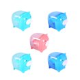 thumbnail image 1 of 5 Pcs Taille-Crayon en Plastique en Forme de Cochon pour Enfants Usage Scolaire à Main, 1 of 8