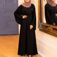 thumbnail image 5 of Abaya Longue pour Femmes, Robe Longue Musulmane, Kaftan Vintage Imprimé Floral, Maxi Islamique, Robes pour Femmes, 5 of 5