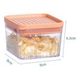 thumbnail image 2 of Bigersell Food Storage Containers with Lids Airtight Stackable Clear Plastic Food Containers Rectangular for Cereal, Rice, Flour and Sugar Kitchen Pantry Organization Food Storage Canisters D, 2 of 3