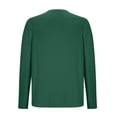 thumbnail image 5 of HAiming Chandails à Manches Longues pour Hommes, Décontractés, Couleur Unie, Col Rond, Chandail à Enfiler, Hauts de Base, Grande Taille, Pyjamas Doux, Vêtements de Détente, 5 of 5